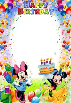 Napis na ramce: Wszystkiego Najlepszego Z Okazji Urodzin