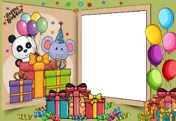 Napis na ramce: Happy Birthday! Napis na ramce: Happy Birthday!