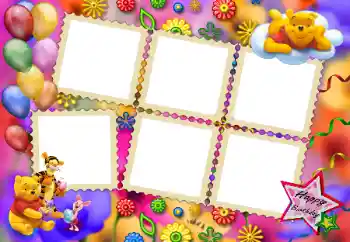 Napis na ramce: Happy Birthday