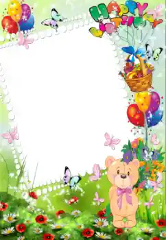 Napis na ramce: Wszystkiego Najlepszego Z Okazji Urodzin