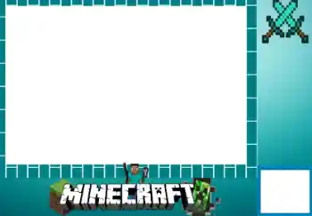 Napis na ramce: Minecraft