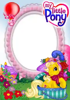 Napis na ramce: My little Pony