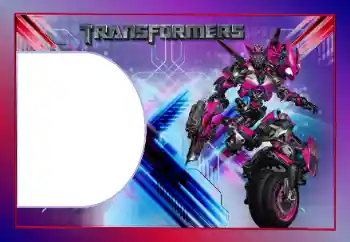 Napis na ramce: Transformers