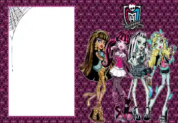Napis na ramce: Monster High