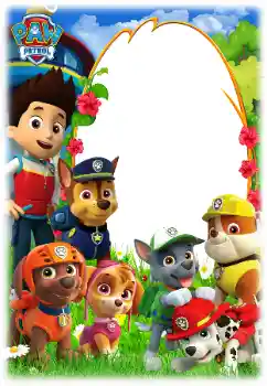 Napis na ramce: PAW Patrol