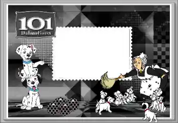 Napis na ramce: 101 Dalmatians