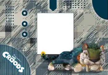 Napis na ramce: Croods