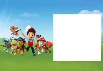 Napis na ramce: PAW Patrol