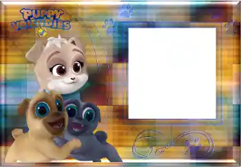 Napis na ramce: Puppy Vriendjes