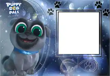 Napis na ramce: Puppy Dog Pals