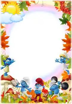 Napis na ramce: Smurfs Napis na ramce: Smurfs