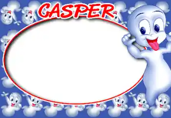 Napis na ramce: Casper Napis na ramce: Casper