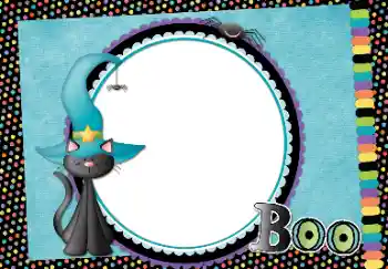 Napis na ramce: Boo