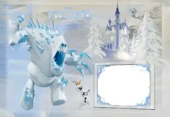 Napis na ramce: Frozen