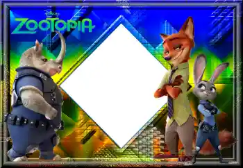 Napis na ramce: Zootopia