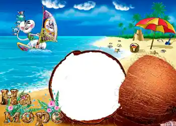 Napis na ramce: Na morzem Napis na ramce: Na morzem