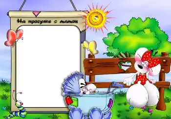 Napis na ramce: Spacer