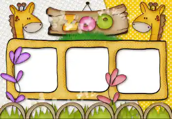 Napis na ramce: Zoo Napis na ramce: Zoo