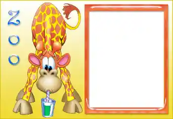 Napis na ramce: Zoo Napis na ramce: Zoo