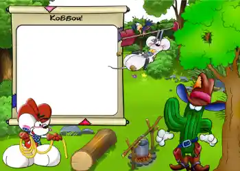 Napis na ramce: Ковбой. Napis na ramce: Ковбой.