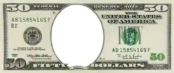 Napis na ramce: 50 долларов