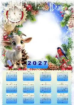 Efekt zdjęciowy z kategorii Kalendarze № 206428. Napis na ramce: 2027