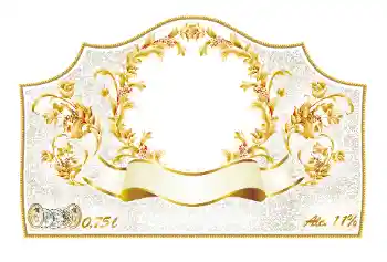 Napis na ramce: Szampan