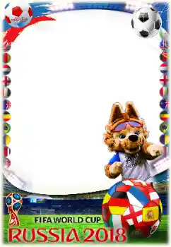 Napis na ramce: FIFA  WORLD CUP 2018