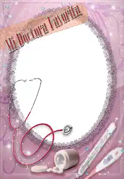 Napis na ramce: Mi doctora favorita Napis na ramce: Mi doctora favorita