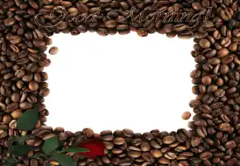 Napis na ramce: Good Morning!