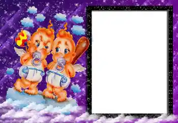 Efekt zdjęciowy z kategorii Znaki Zodiaku № 162123. Napis na ramce: Bliźnięta Efekt zdjęciowy z kategorii Znaki Zodiaku № 162123. Napis na ramce: Bliźnięta