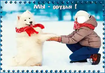 Napis na ramce: Мы - друзья! Napis na ramce: Мы - друзья!