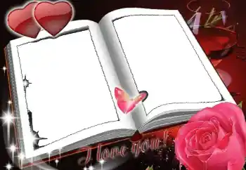 Napis na ramce: I love you