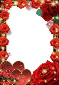 Napis na ramce: I love you Napis na ramce: I love you