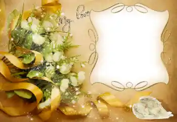 Napis na ramce: Love