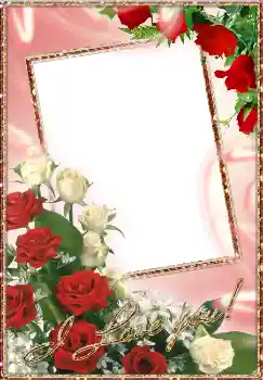 Napis na ramce: I love you!