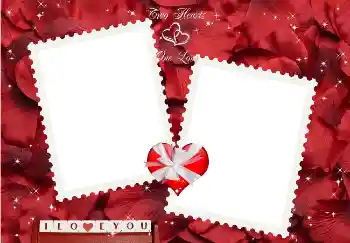 Napis na ramce: I love you!