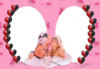 Napis na ramce: С любовью