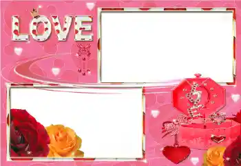 Napis na ramce: LOVE