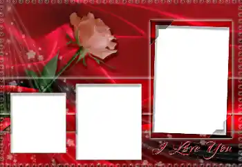 Napis na ramce: I love you