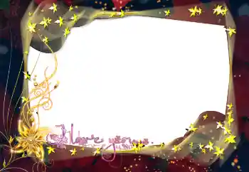 Napis na ramce: I love you