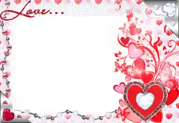 Napis na ramce: Love