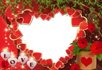 Napis na ramce: Love