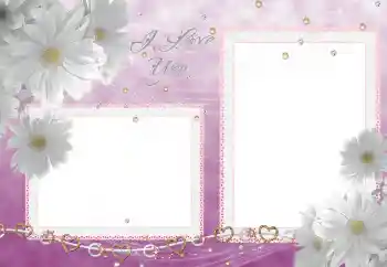 Napis na ramce: I love you