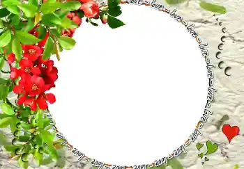 Napis na ramce: Love