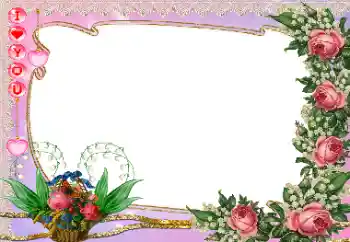 Napis na ramce: I love you