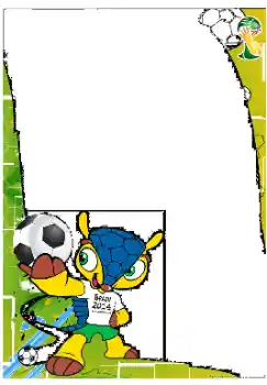 Napis na ramce: Brasil 2014 Napis na ramce: Brasil 2014