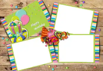 Napis na ramce: Happy Birthday!