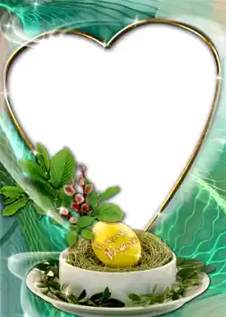 Napis na ramce: Христос Воскрес!