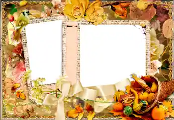 Napis na ramce: Happy Thanksgiving Napis na ramce: Happy Thanksgiving